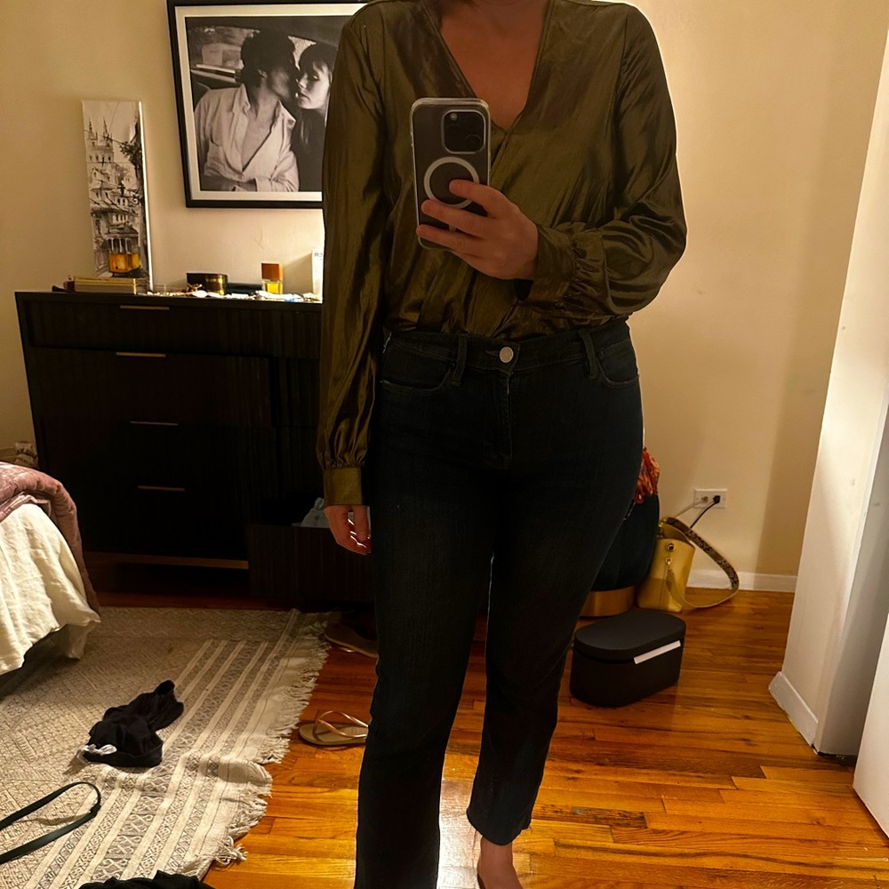 L’Agence Gold bodysuit.